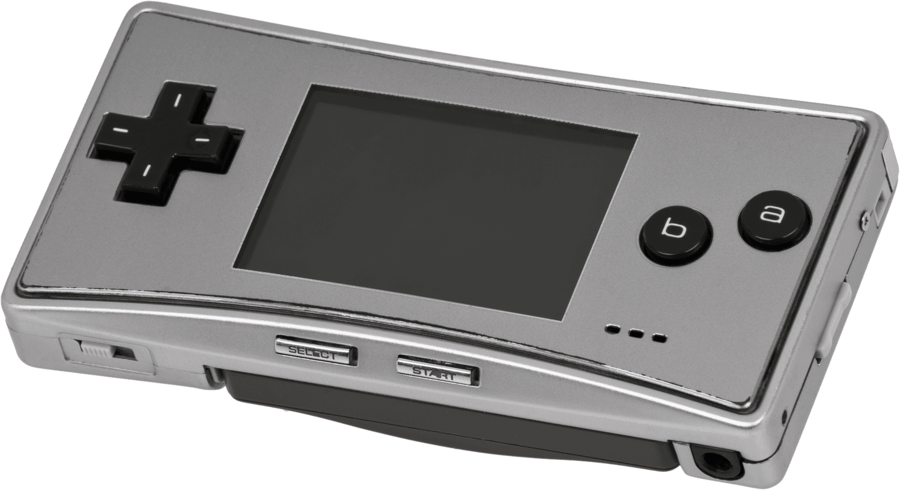 Nintendo Game Boy Micro, consola portátil de 8 bits ultracompacta compatible con juegos de Game Boy Advance.