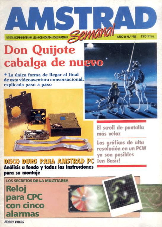 Portada de la revista Amstrad Semanal dedicada a los ordenadores Amstrad CPC