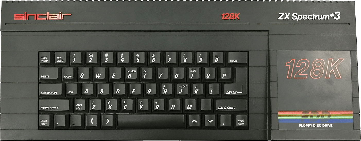 Sinclair ZX Spectrum +3, microordenador de 8 bits con disquetera incorporada