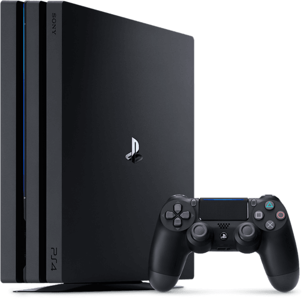 Sony PlayStation 4 Pro, versión mejorada de la consola de octava generación con soporte para 4K, HDR y juegos de PS4.