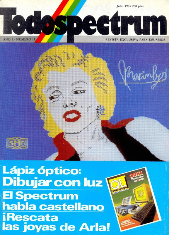 Portada de la revista Todo Spectrum dedicada al ZX Spectrum