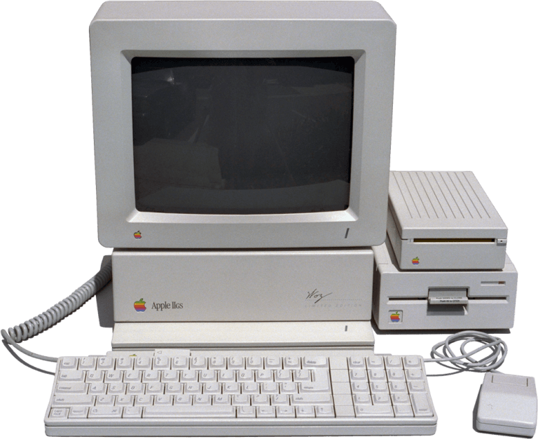 Computadora retro Apple IIGS de 1986