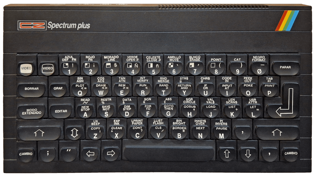 CZ Spectrum Plus computadora retro 1984