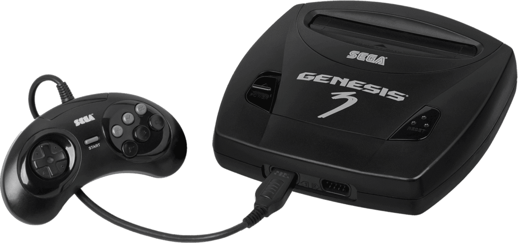 Sega Genesis 3, la versión compacta de la consola de 16 bits de SEGA.